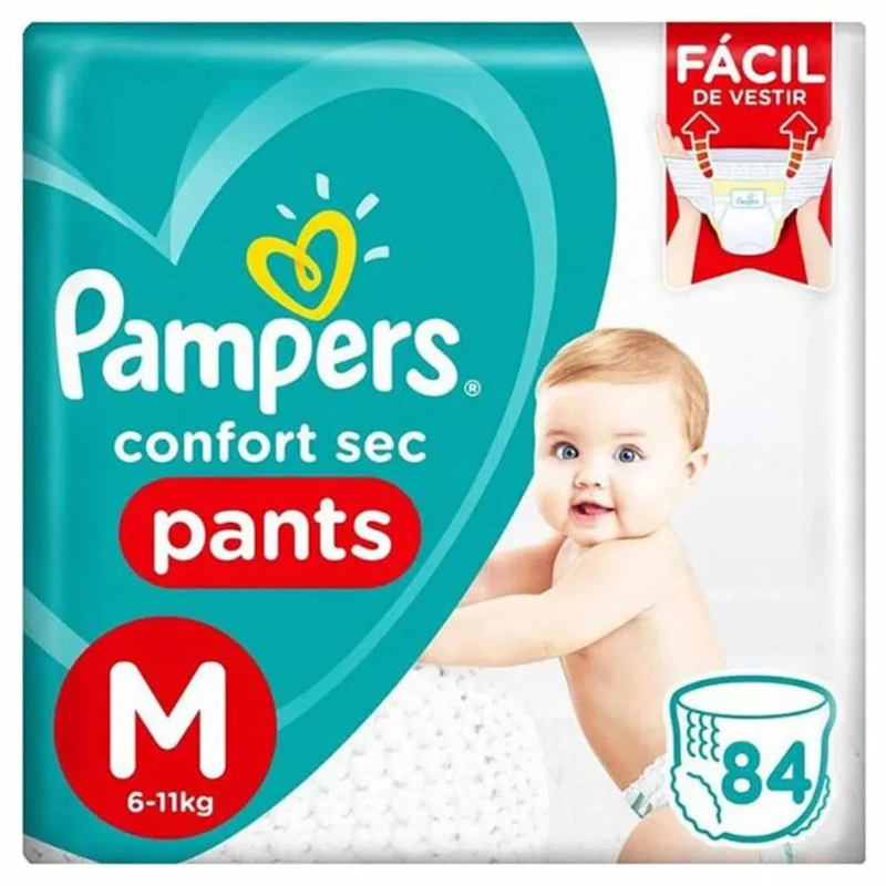 Fralda Pampers ComfortSec Pants Bag M 84un