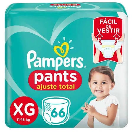 Fralda Pampers ComfortSec Pants Bag XG 66un