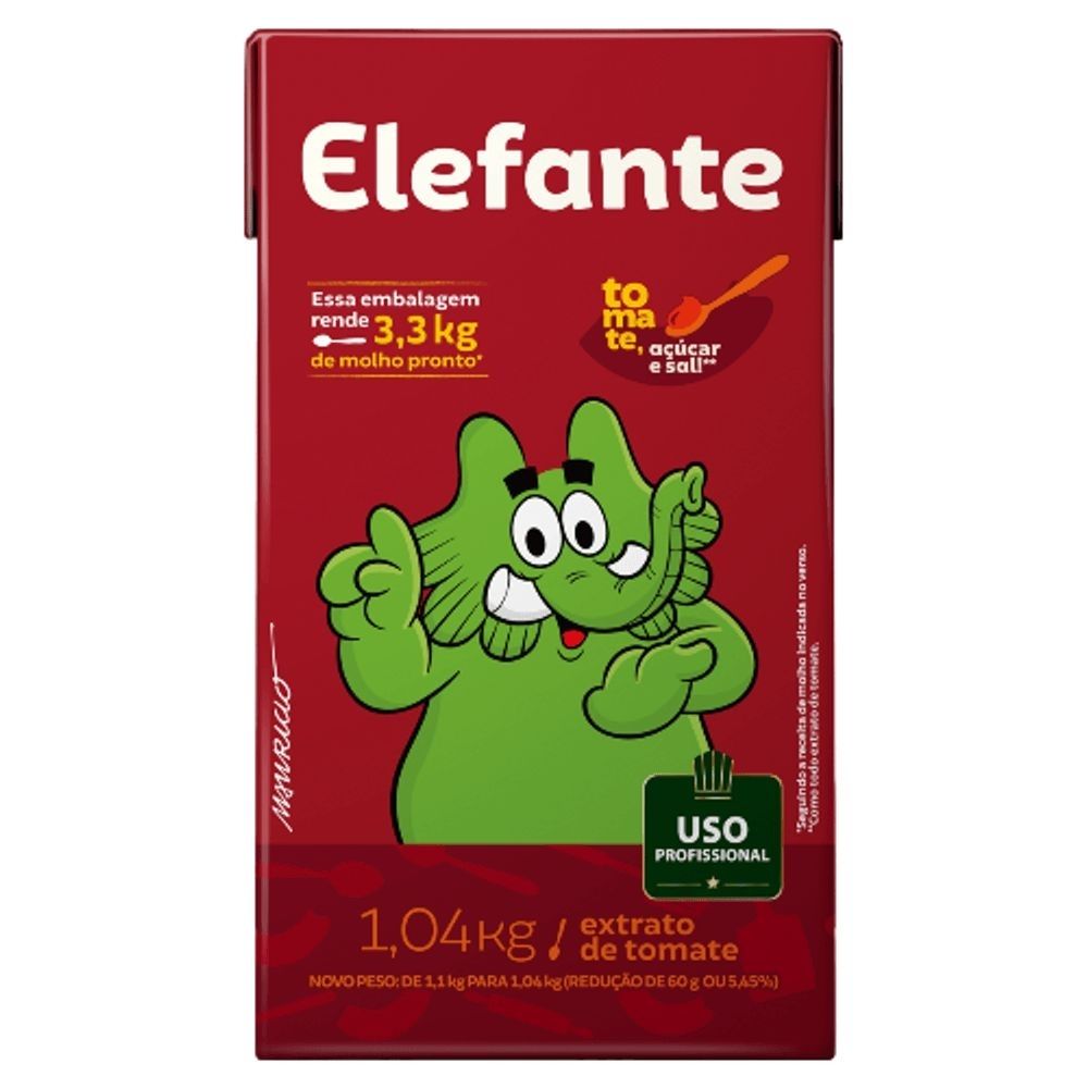 Extrato de Tomate Elefante 1,04Kg