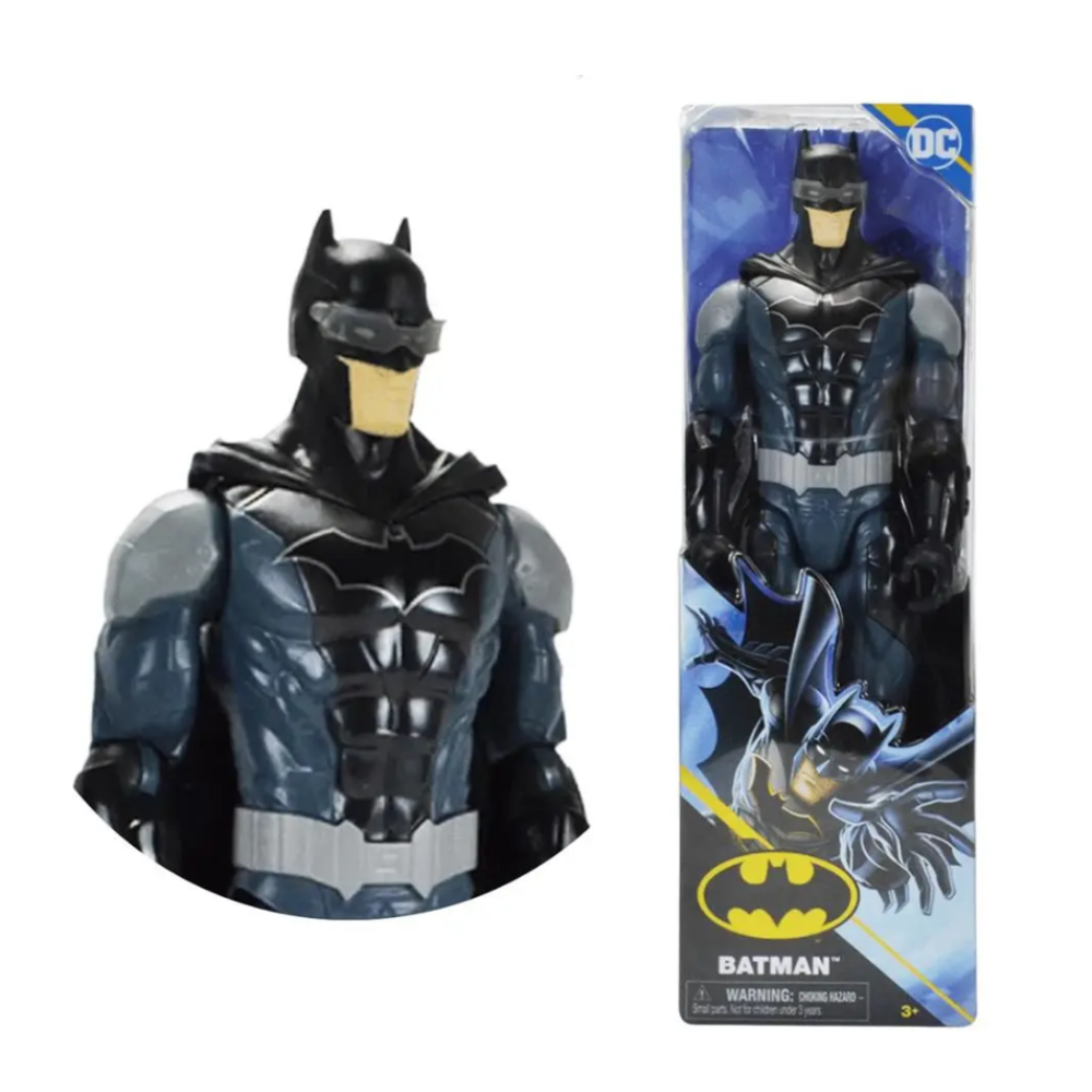 Boneco Batman Traje Cinza 30cm