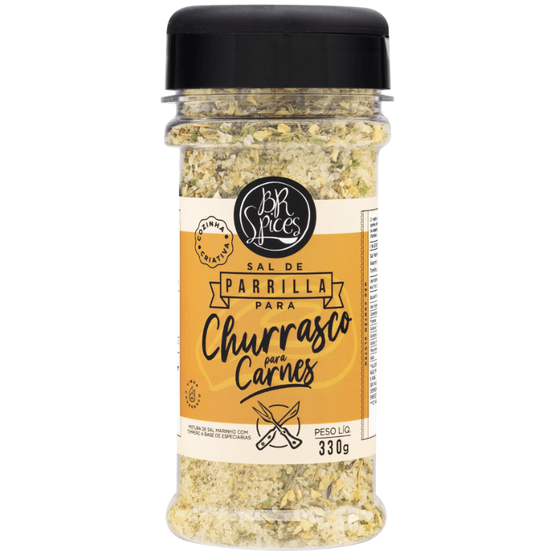 Sal Parrilla para Carnes BR Spices 330g
