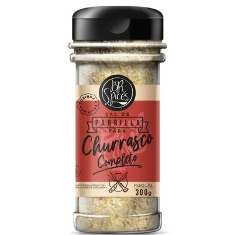 Sal de Parrilla para Churrasco Completo BR Spices 300g