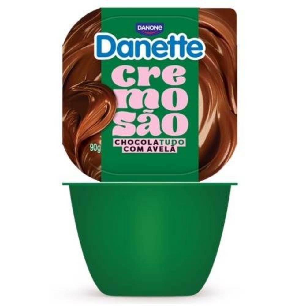 Danette Cremosão Chocolate com Avelã 90g