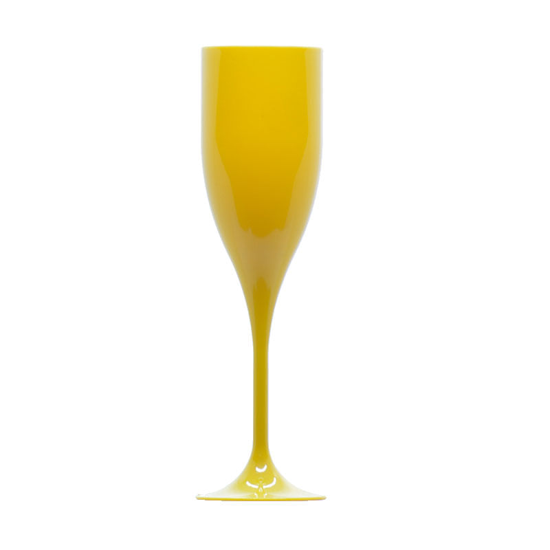 Taça Champagne G7 180ml Amarelo Fechado