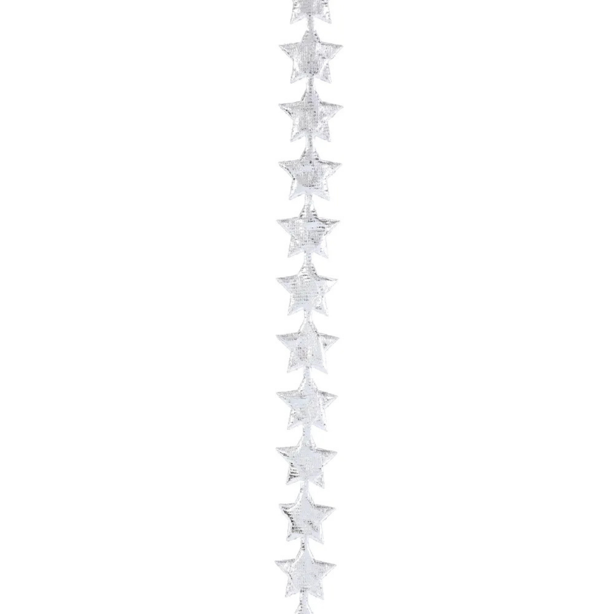 Fio Decorativo Estrela Prata  - 20mmx5mm