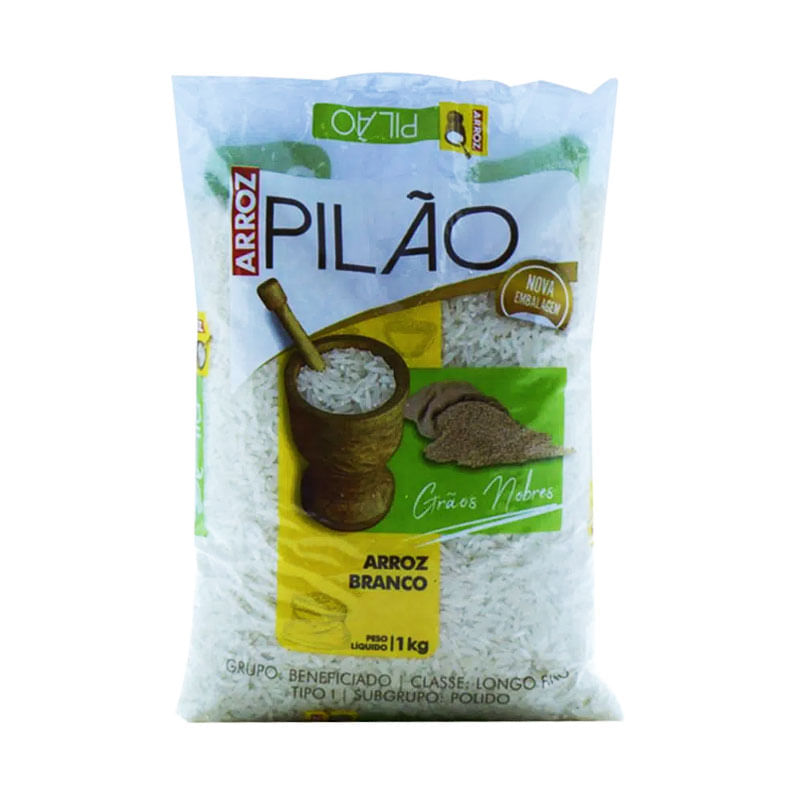 Arroz Pilão Branco 1kg. TP1