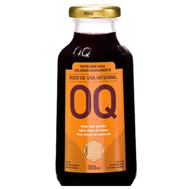 Suco de Uva Integral OQ Unidade 300ml