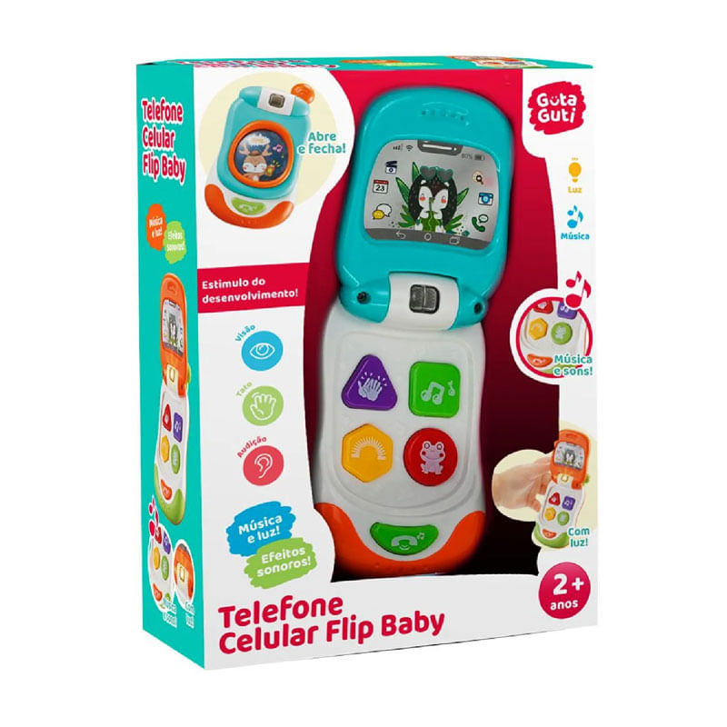 TELEFONE CELULAR FLIP BABY GUT