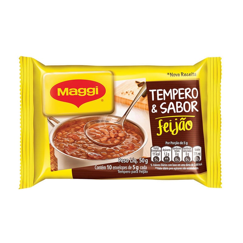 TEMPERO MAGGI 10X5G TEMP FEIJAO