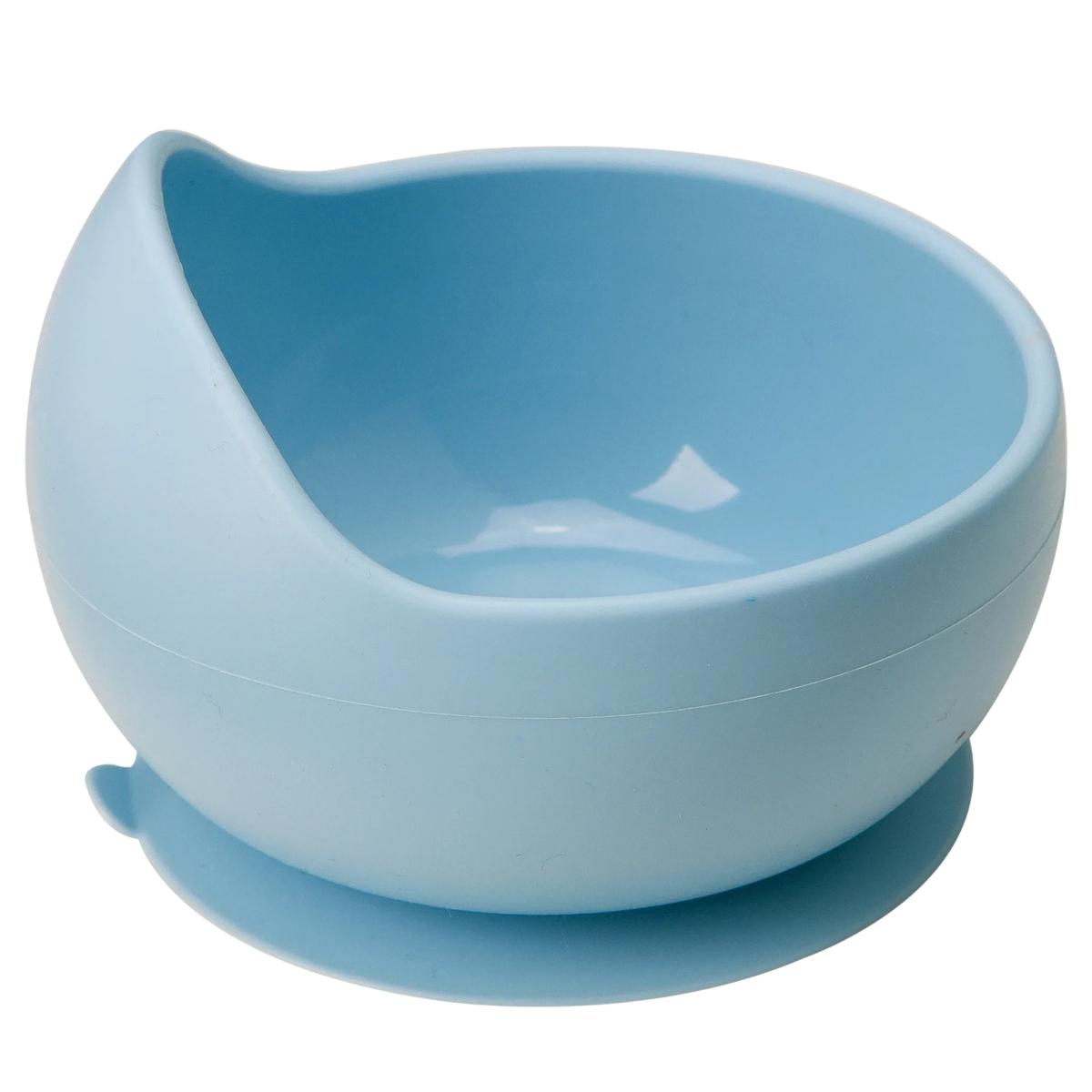 Bowl Em Silicone Com Ventosa Azul - Buba