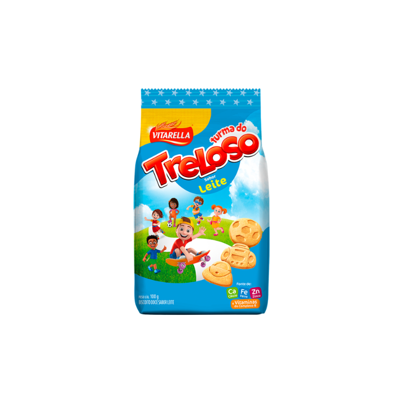 Biscoito Amanteigado Treloso 100g Leite