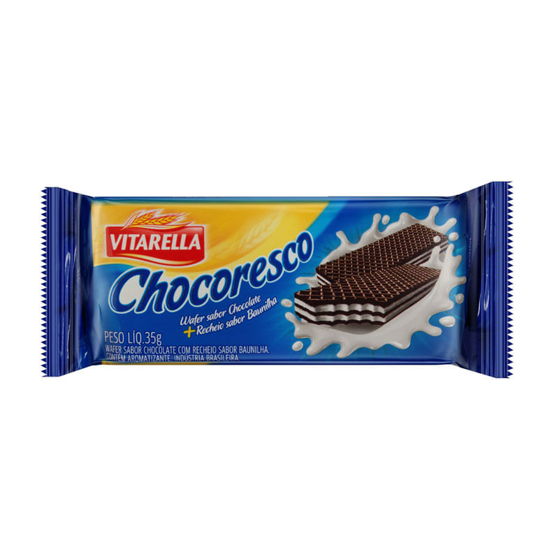 Biscoito Wafer Chocoresco de Baunilha 35g 