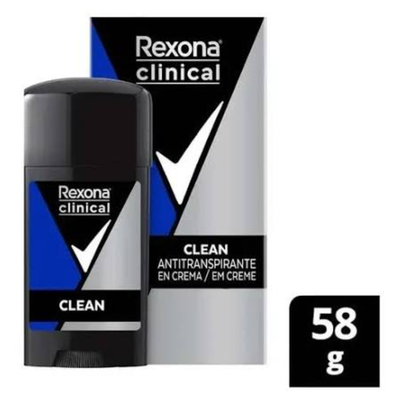 Desodorante Creme Clean Rexona Clinical 58g