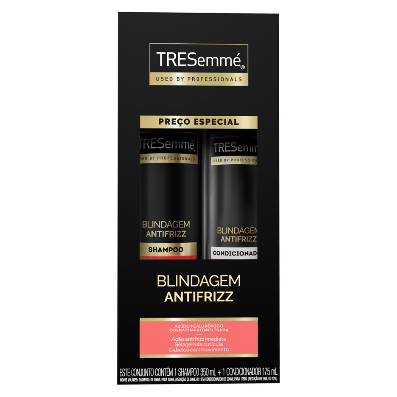 Kit Shamp. + Cond. Tresemmé Blindagem Antifrizz 350ml + 175ml