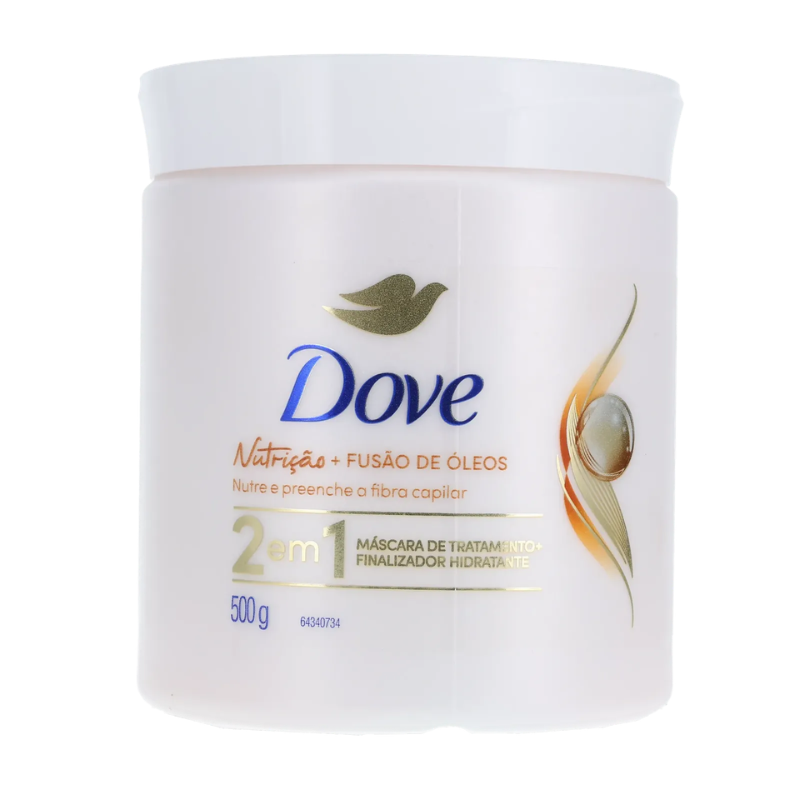 Máscara Tratamento Dove 2 em 1 Nutrição 500 g