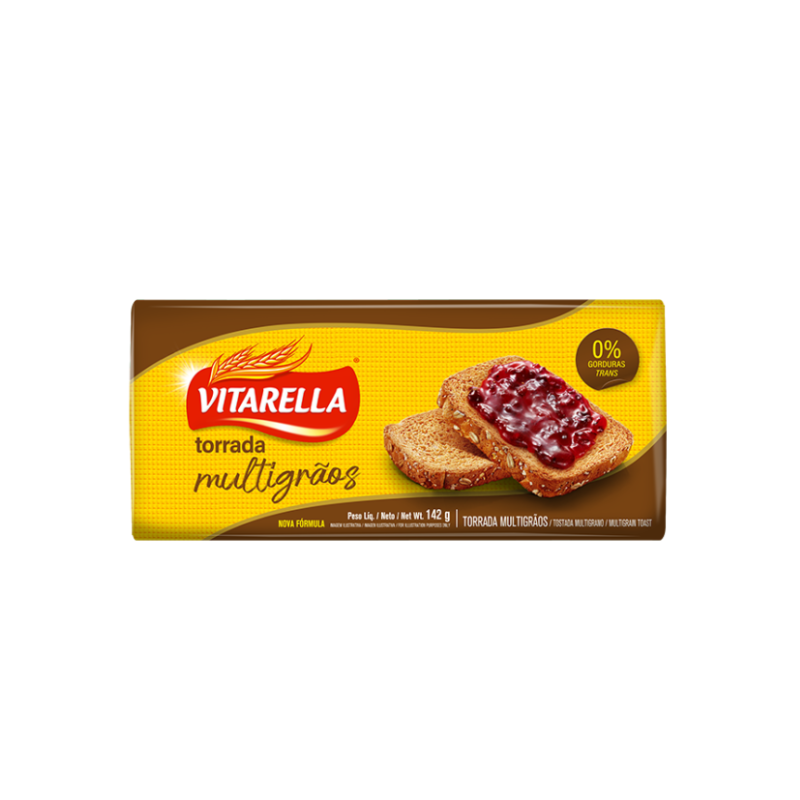 Torrada Vitarella Multigrãos 142g
