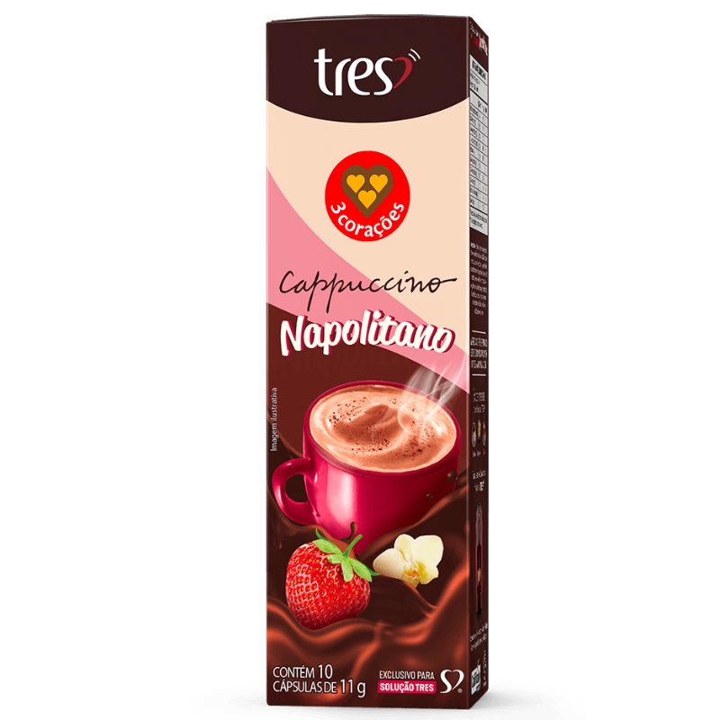 Capsula Cappuccino Tres Napolitano 10X11G