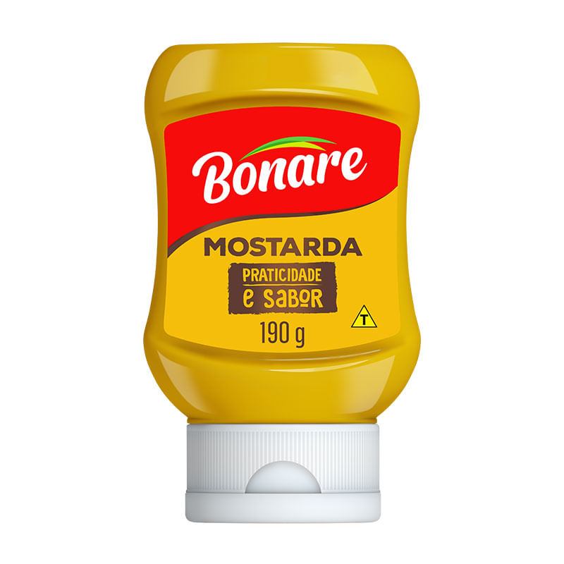 Mostarda Bonare 190g Amarela Squeeze