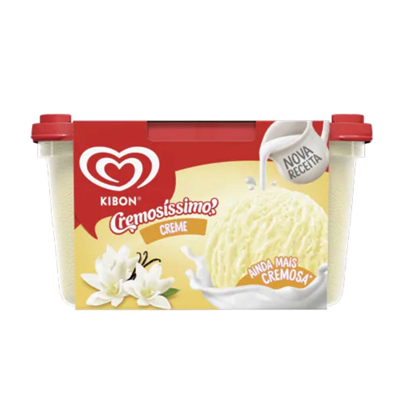 Sorvete Kibon 1,5L Cremosíssimo Creme