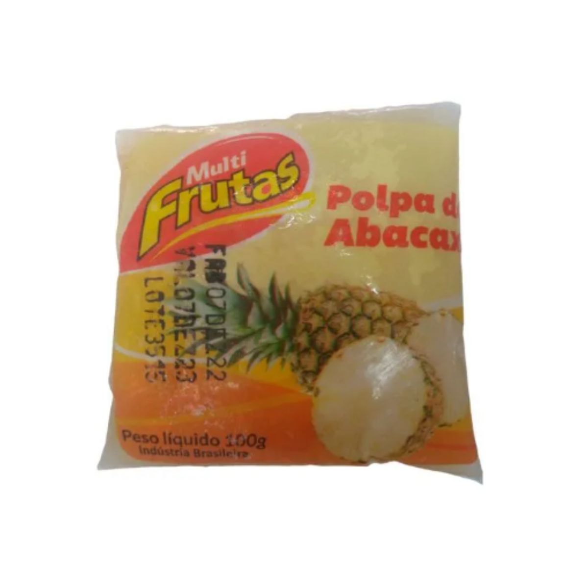 Polpa de Frutas Multifrutas Abacaxi 100g 