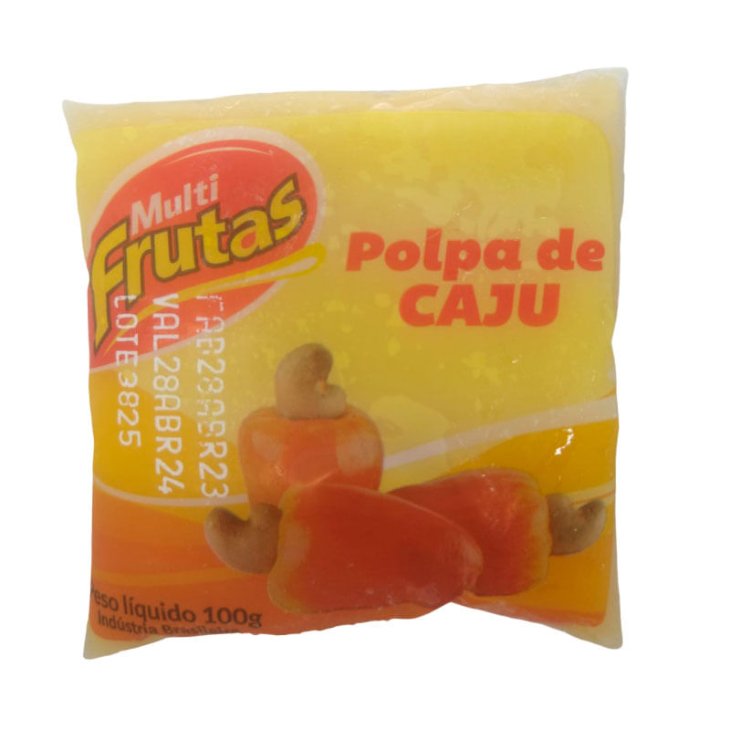 Polpa de Frutas Multifrutas 100g Caju