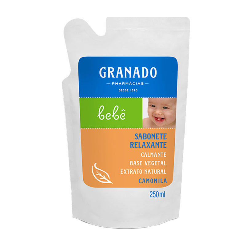 Sabonete Liquido Granado Bebê Camomila Refil 250ml