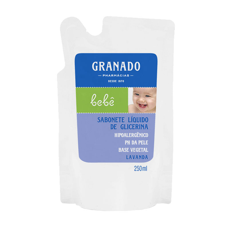 Sabonete Liquido Granado Bebê Lavanda Refil 250ml