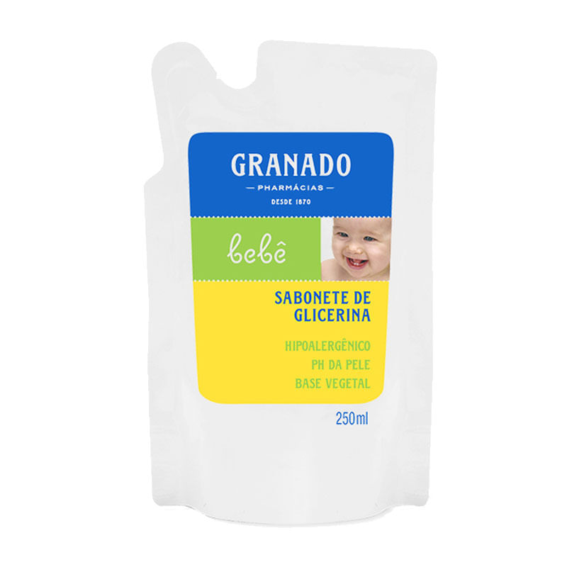 Sabonete Liquido Granado Bebê Tradicional Refil 250ml 