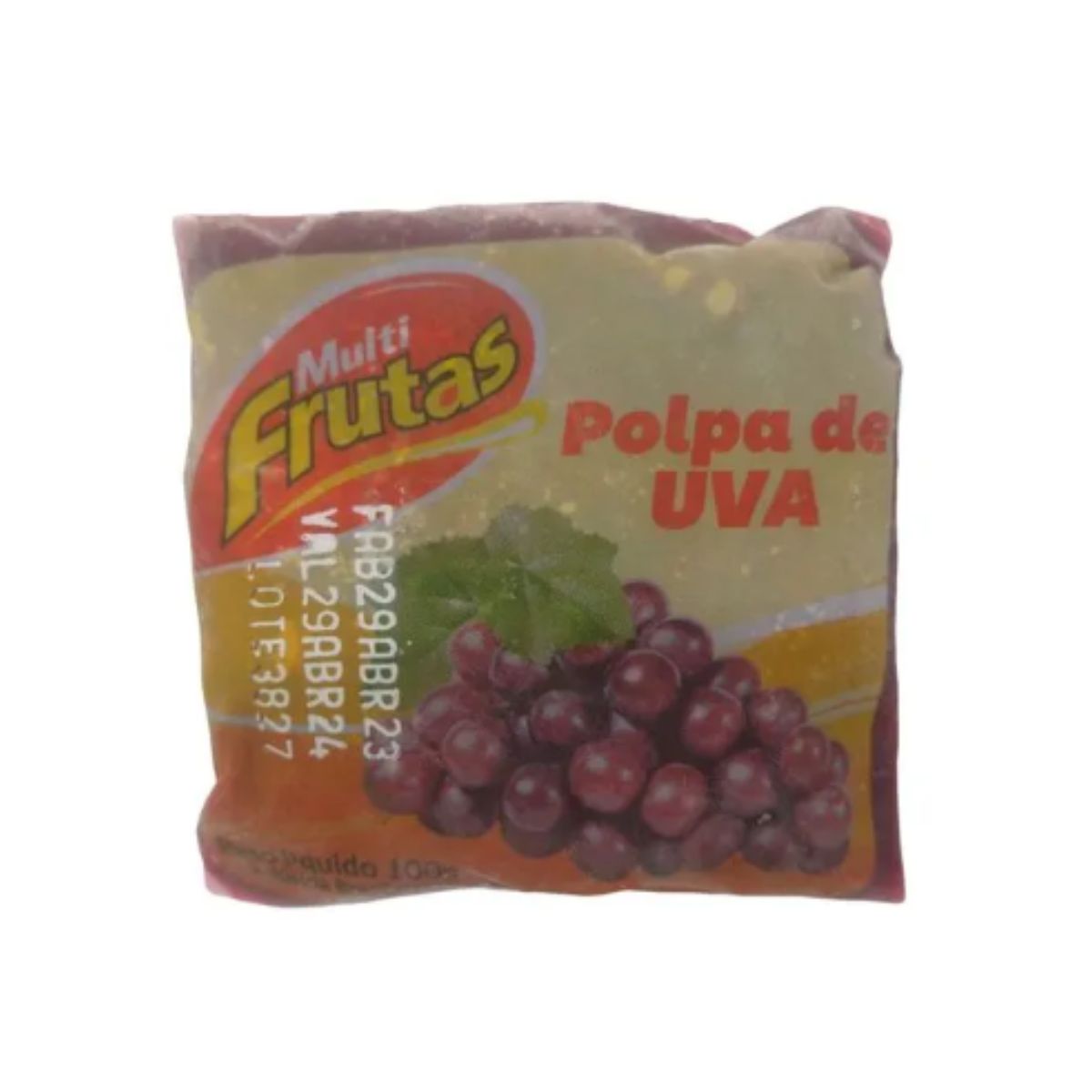 Polpa de Frutas Multifrutas Uva 100g 
