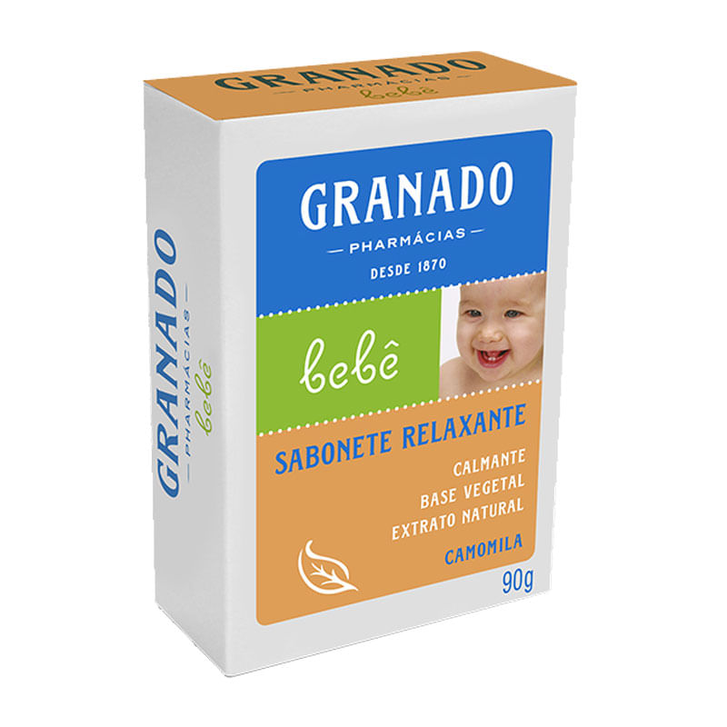 Sabonete Glicerinado Granado Bebê Camomila 90g 