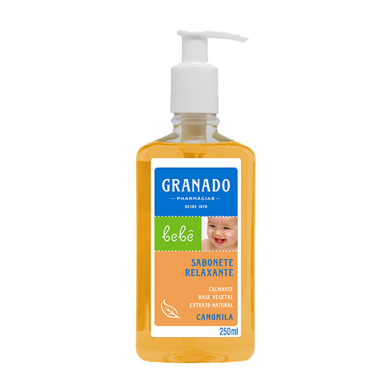 Sabonete Liquido Glicerinado Granado Bebê Camomila 250ml
