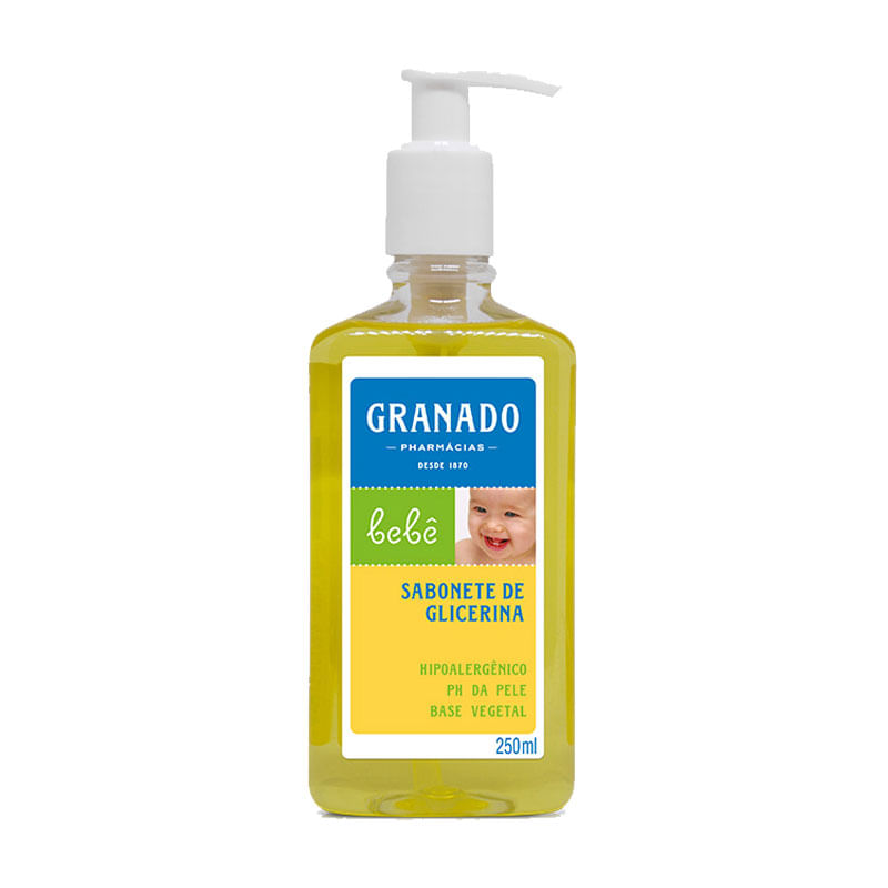 Sabonete Liquido Glicerinado Granado Bebê Tradicional 250ml