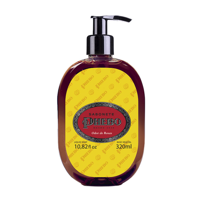 Sabonete Liquido Phebo Odor de Rosas 320ml