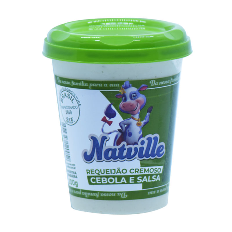 Requeijão Natville Cebola e Salsa 200g