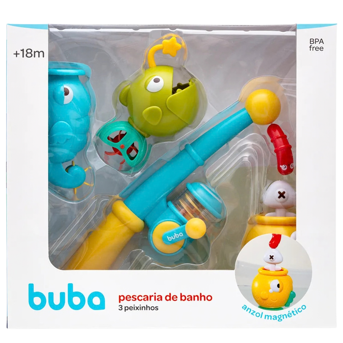 Pescaria De Banho 3 Peixinhos - Buba 