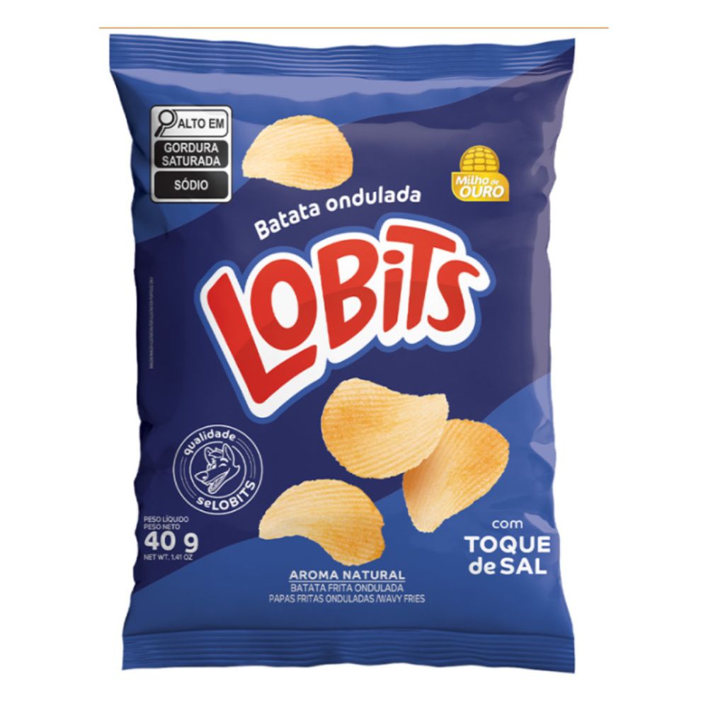 Batata Ondulada Lobits Original 40g
