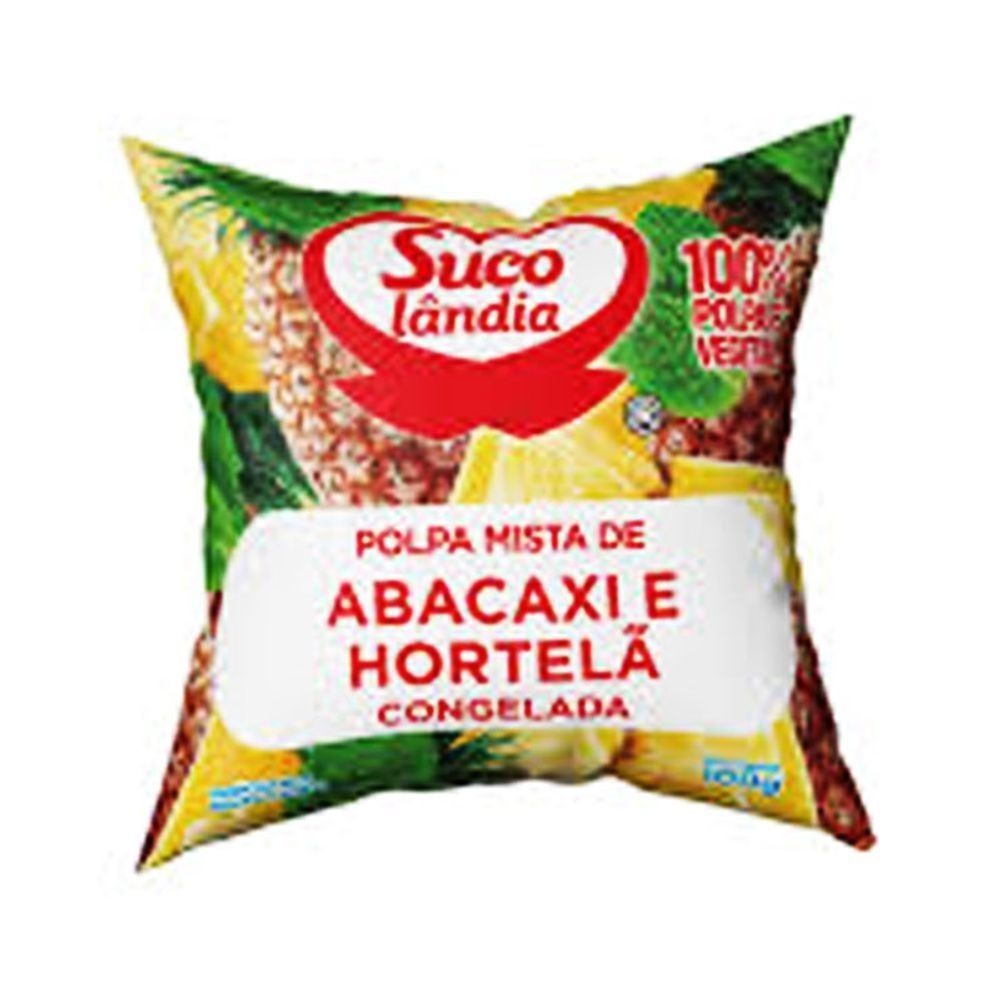 Polpa Sucolândia Abacaxi com Hortelã 100g