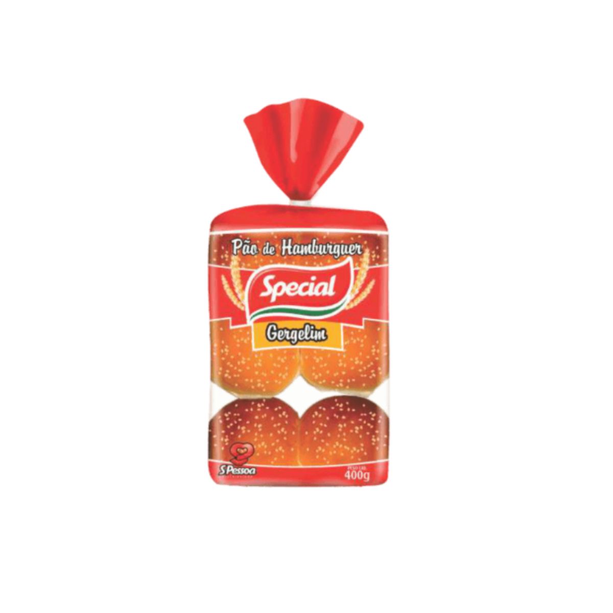 Pão de Hambúrguer Gergelin Special 400g