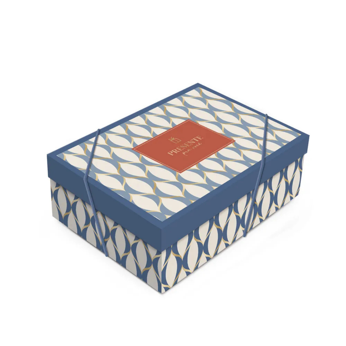 Caixa Retangular Com Tampa M Waves - 35x25x11cm