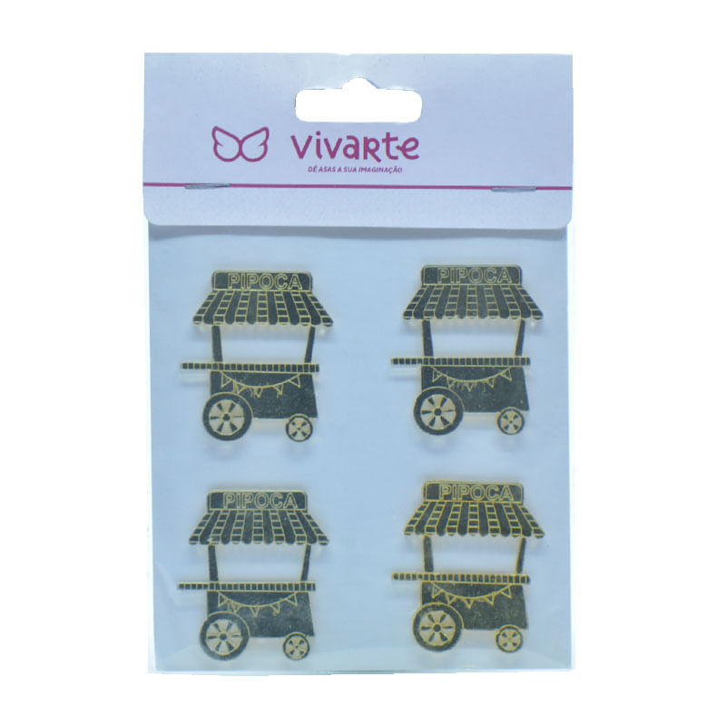 Aplique Vivarte 5cm Circo Pipoca