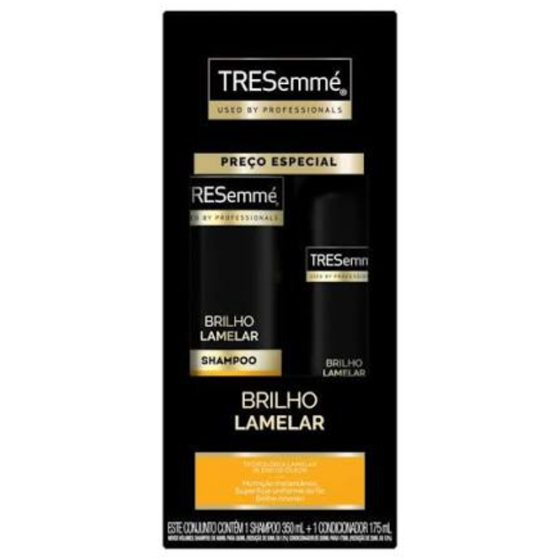 Kit Tresemmé Brilho Lamelar Shamp. 350ml + Cond. 175ml