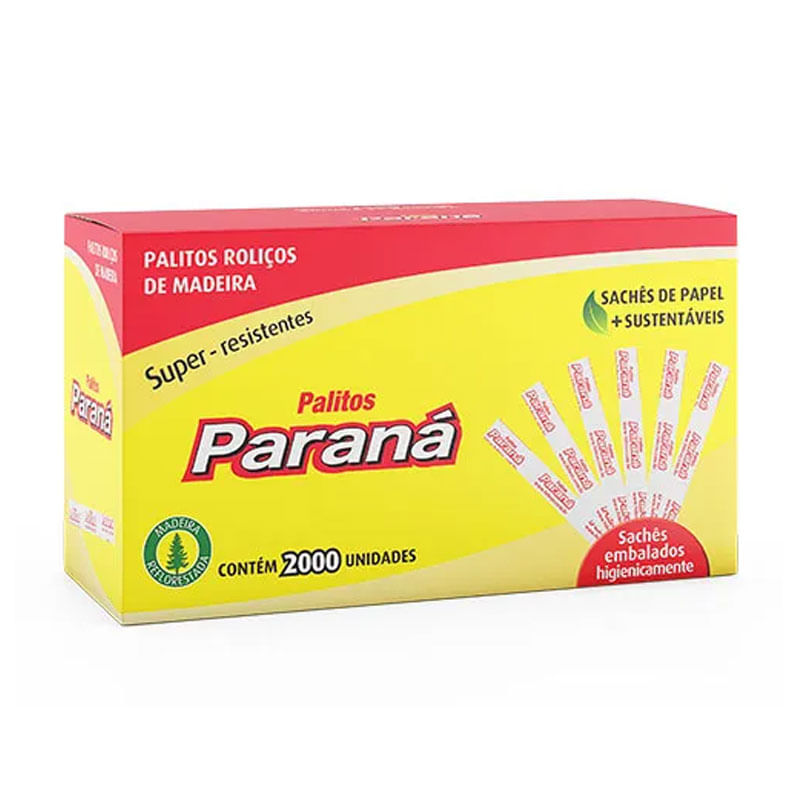 Palito de Dente Paraná Sachê 2000un