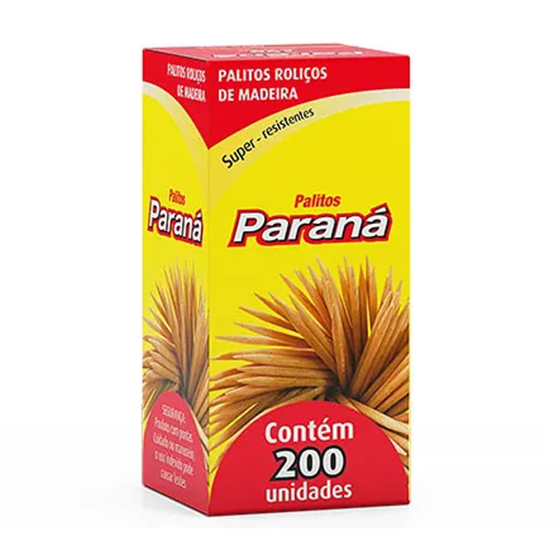 Palito de Dente de Madeira Paraná 200un