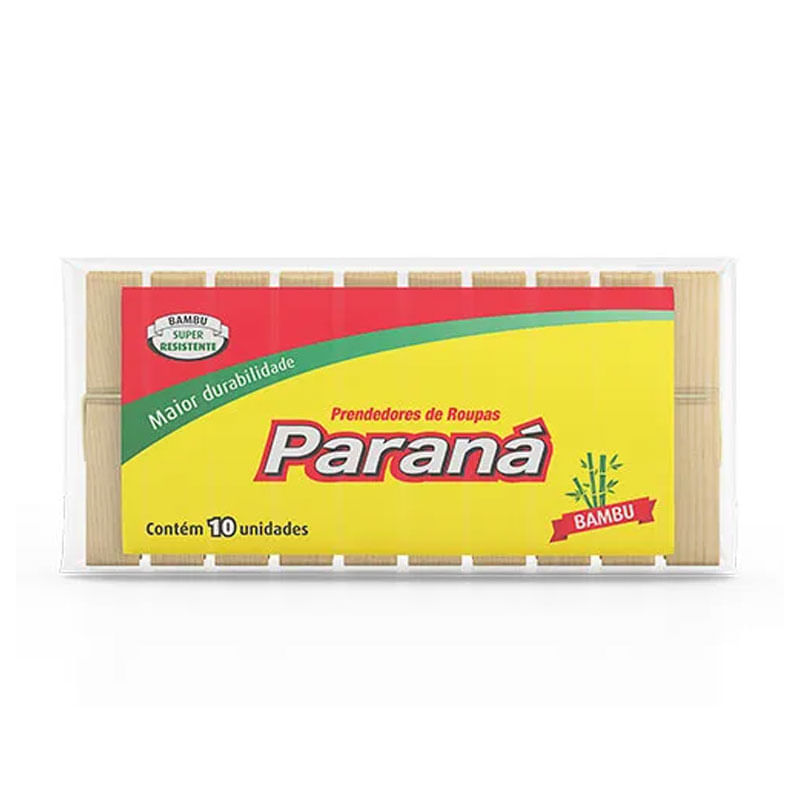 Prendedor De Roupas Bambu Paraná  10un
