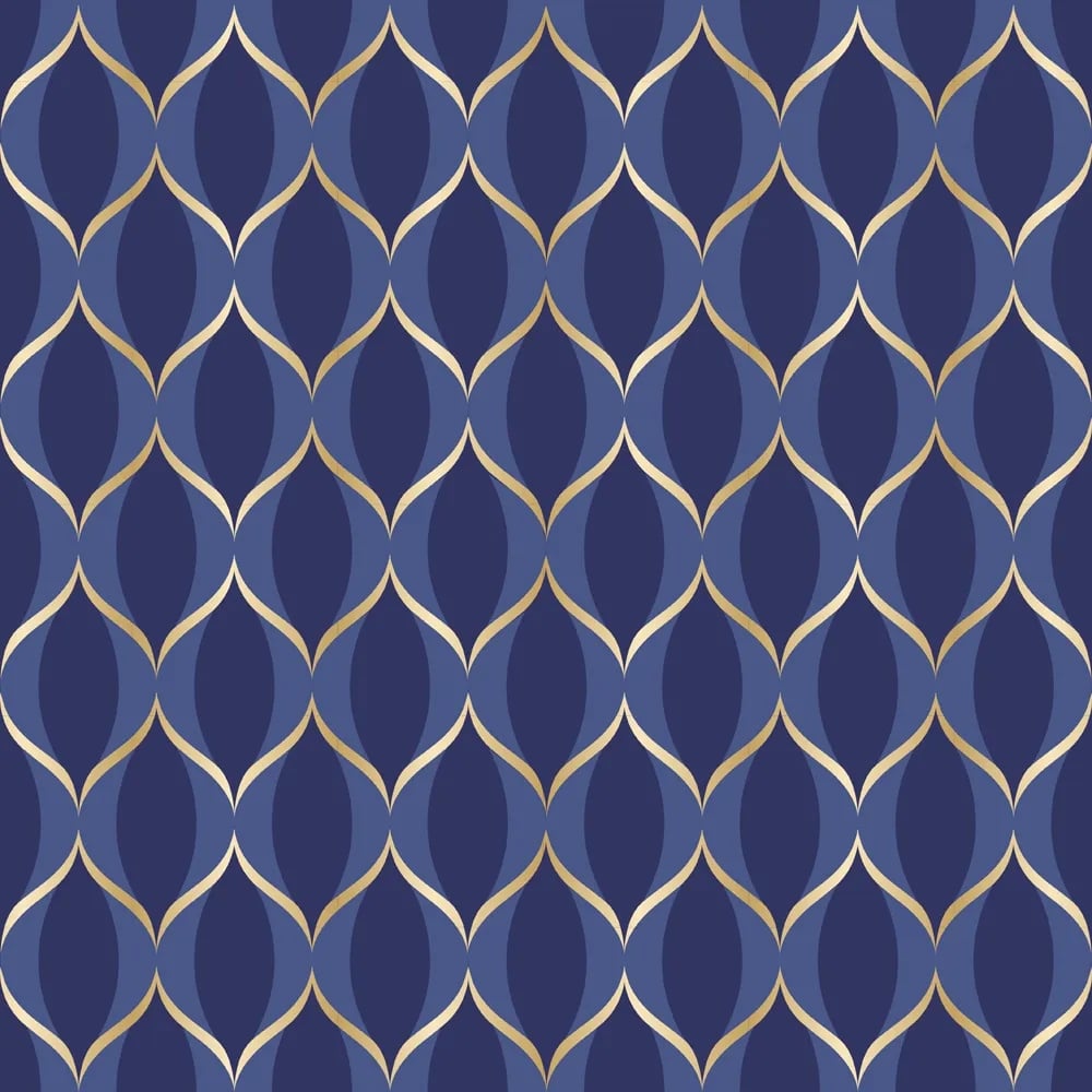 SACO METAL 45X59 WAVES AZL/OUR PT C/25UN