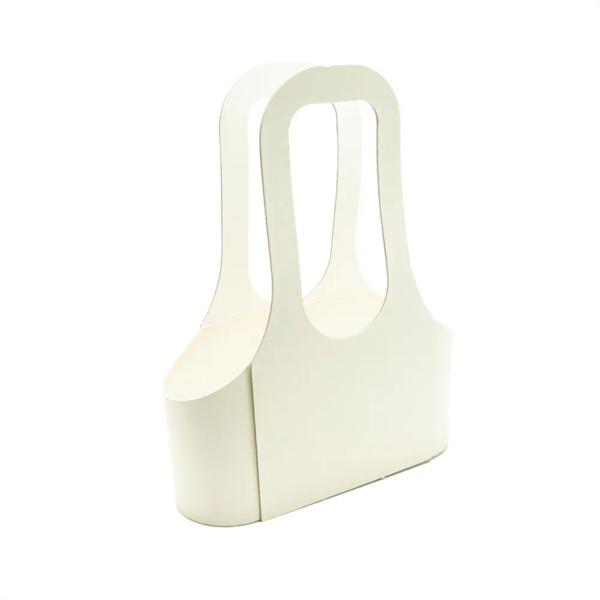 Caixa Com Alca Liso Bege - 26,3x9,5x33,8cm