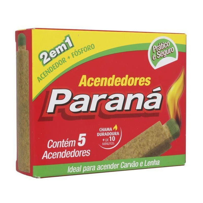 Acendedor Paraná Bastão 2 em 1 5un