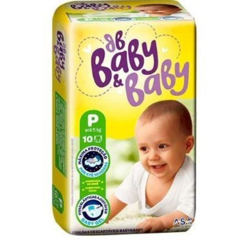 Fralda Baby&Baby Regular P — 10 unidades