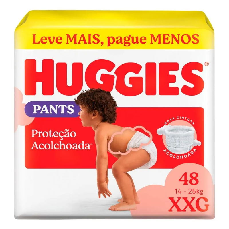 Fralda Descartável Huggies Supreme Care XXG Roupinha 48un