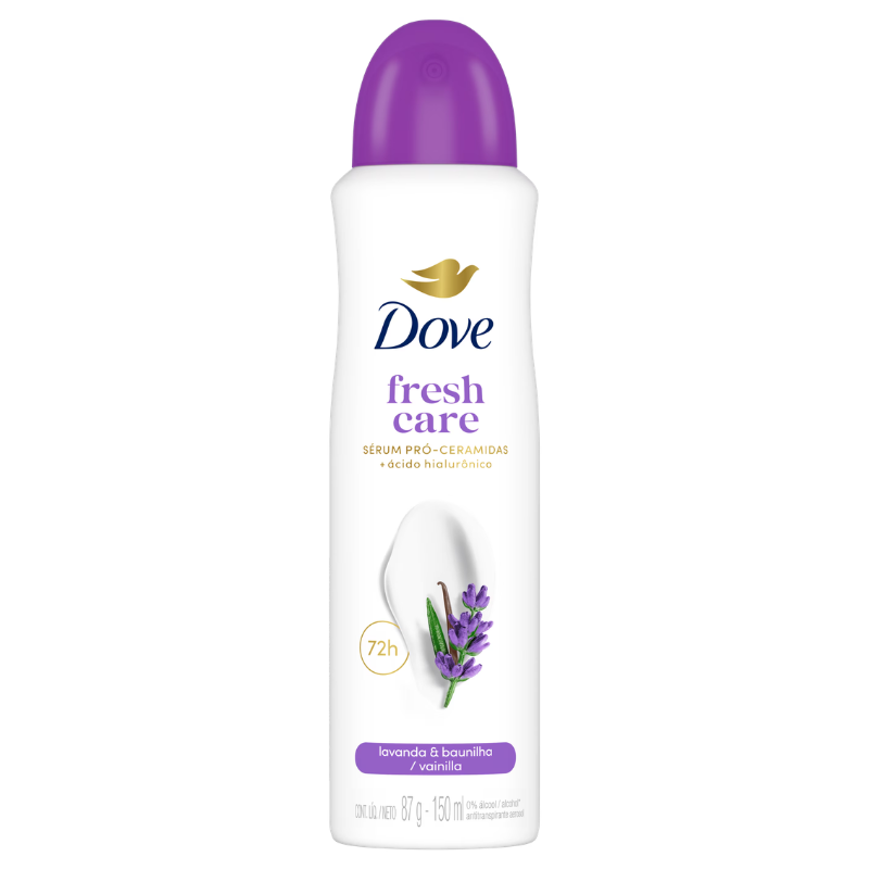 Dove Desod. Lavanda e Baunilha Fresh Care 150ml